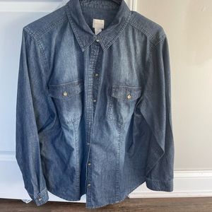 Jean Button Down Shirt
